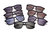 Miuno® Sonnenbrille Polarisiert Wayfarer Polarized unisex Geschenkbox Brillentuch 722
