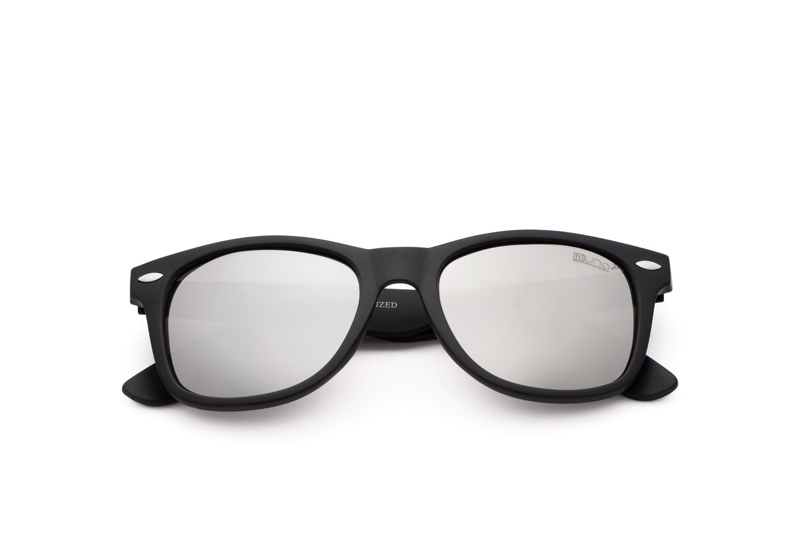 Miuno® Sonnenbrille matt 2140-1 unisex verspiegelt Polarized Federscharnier Wayfarer Polarisiert
