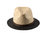 Miuno® Herren Trilby Partyhut Panama Strandhut mit breiter fester Krem Gürtelband H51023