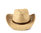 Miuno® Herren Cowboy Hut Party Stroh Hut mit Gürtelband H51025 Raffia