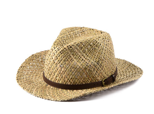Miuno® Herren Panama Hut Party Stroh Hut mit Gürtelband H51030
