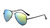 Miuno® Sonnenbrille Polarisiert Polarized Federscharnier Aviator 3025-1 Schwarz verspiegelt