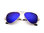 Miuno® Sonnenbrille Polarisiert Polarized  Aviator Golden 3025-3 verspiegelt