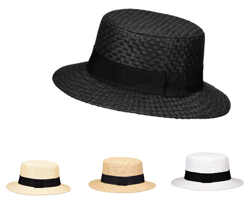 Miuno® unisex Strohhut Panama Sommer Hut für Damen und Herren H51052