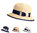 Miuno® Damen Strohhut Sonnenhut Sommer Glocke Hut mit Schleife H51060